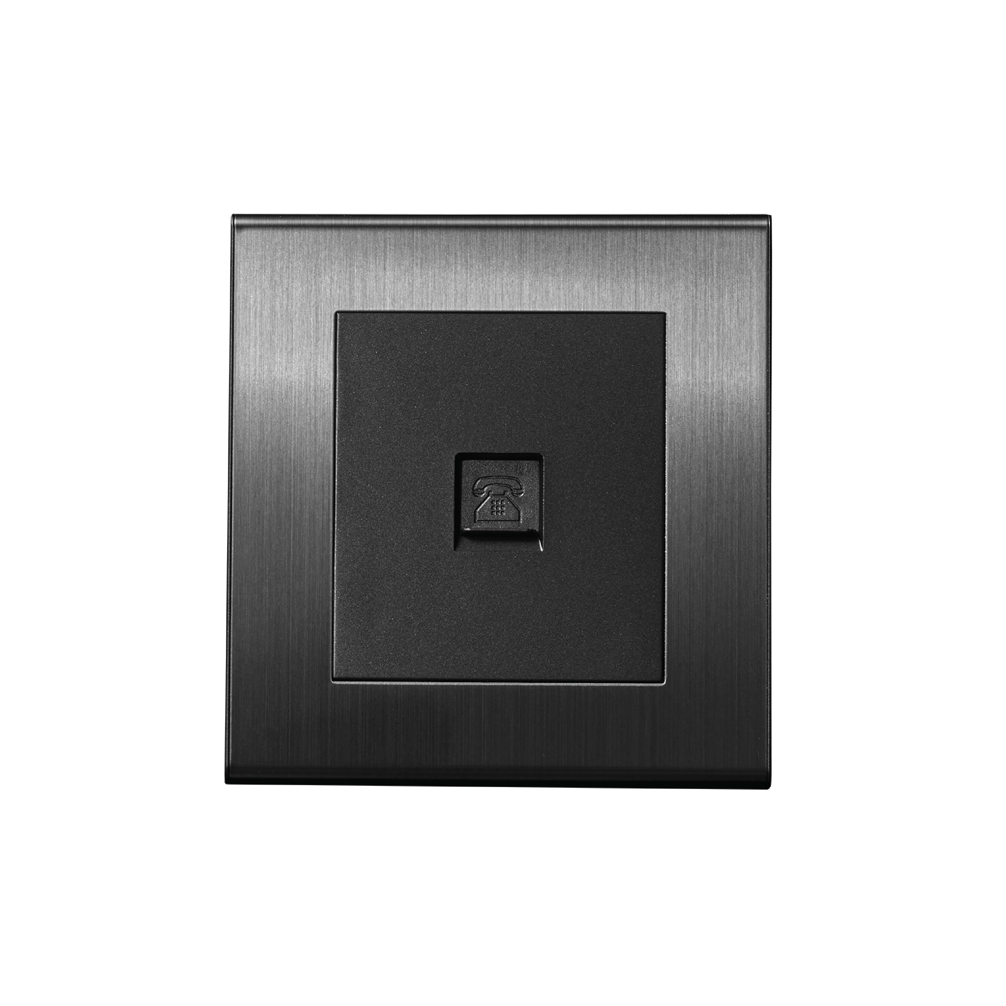เต้ารับโทรศัพท์ ART DNA รุ่น V23 SOCKET DESIGN SWITCH สี BRUSH GREY_0